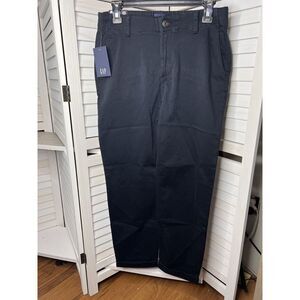 NWT Gap Women's Classic Twill Pant‎ Size 6 True Black